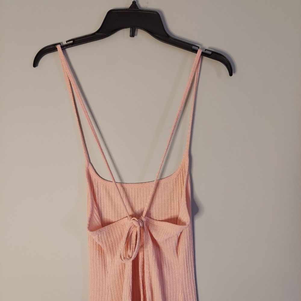 Solid Crisscross Cami Lounge Dress - Picture 7 of 10
